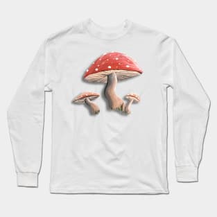 Cute Mushrooms Long Sleeve T-Shirt